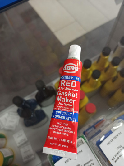 Герметик прокладок ABRO MASTERS (красный) 32 г.